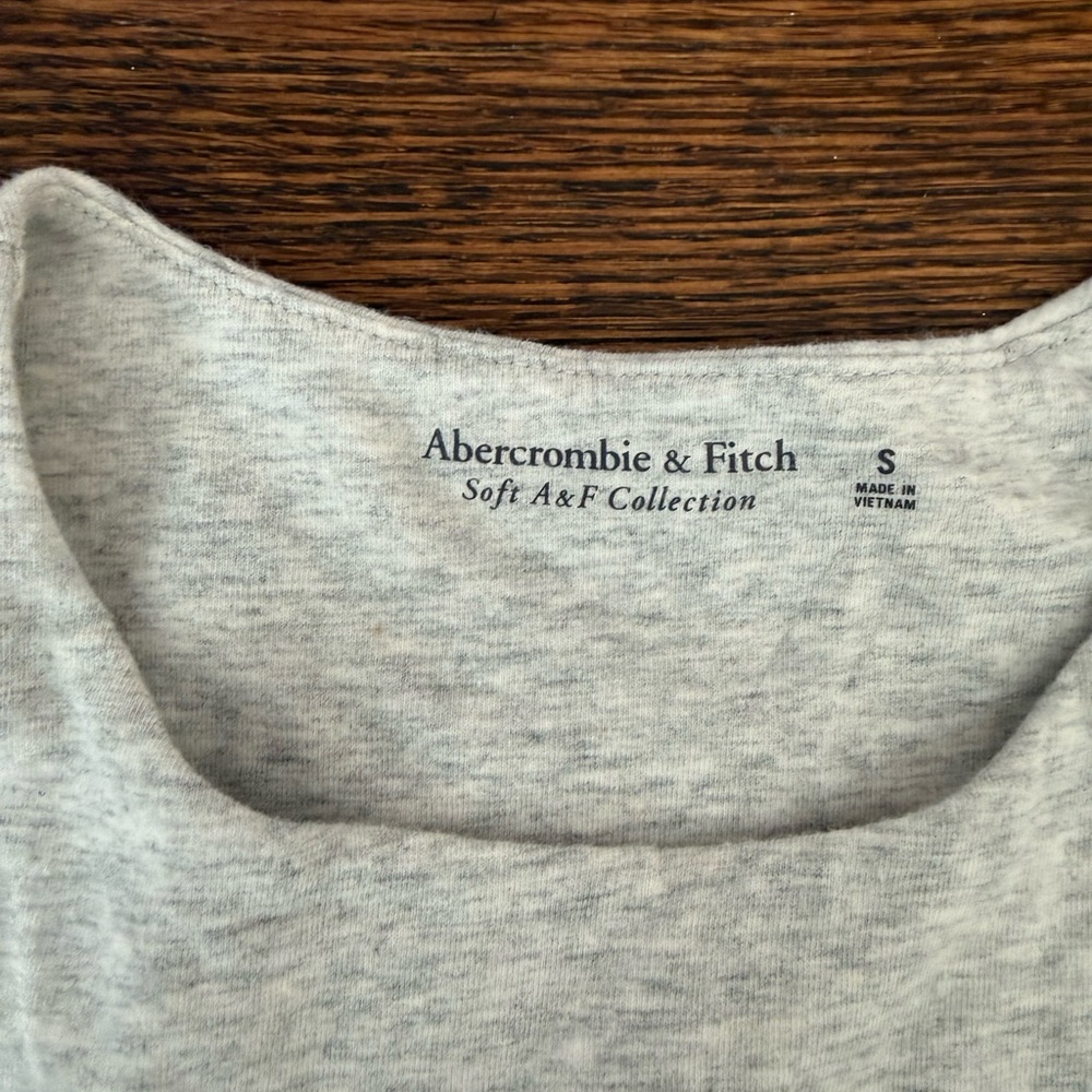 Abercrombie & Fitch Cotton Seamless Fabric Crew Tank Bodysuit - Picture 3 of 3